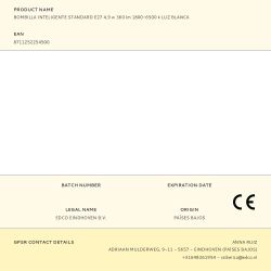 Bombilla Inteligente Standard E27 4,9 W 360 Lm 1800-6500 K Luz Blanca