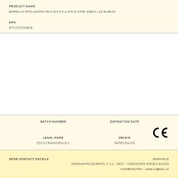 Bombilla Inteligente Vela E14 4.9 W 470 Lm 2700-6500 K Luz Blanca