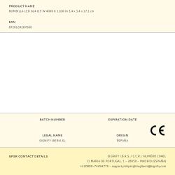 Bombilla Led G24 8,9 W 4000 K 1100 Lm 3,4 X 3,4 X 17,1 Cm