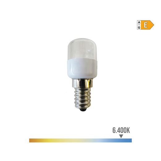 Bombilla Tubular (Frigorífico) Led E14 0,5 W 55 Lm 6400 K Luz Fría Ø2,6 X 6 Cm