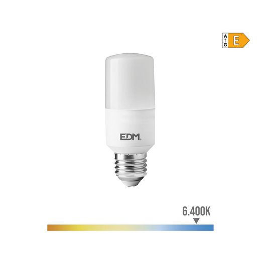 Bombilla Tubular Led E27 10 W 1100 Lm 6400 K Luz Fria Ø4 X 10,7 Cm