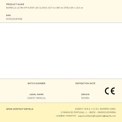 Bombilla Ultra Efficient Led Classic E27 4 W 840 Im 2700 K Ø6 X 10,4 Cm