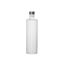 Botella De Cristal Con Tapón Inox 1 L