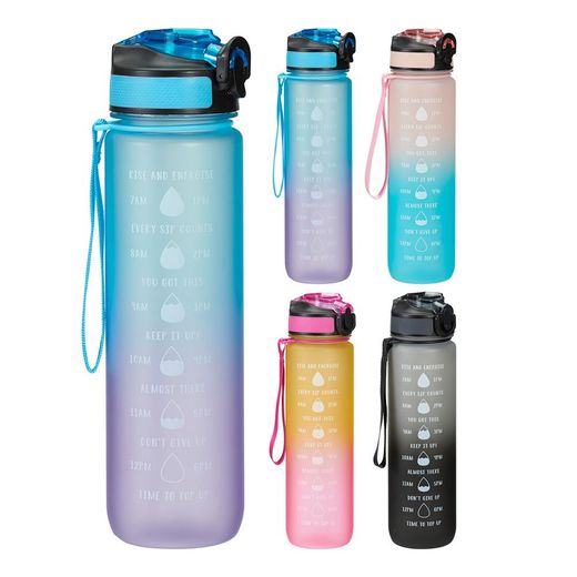 Botella De Deporte 1 L, Colores Surtidos
