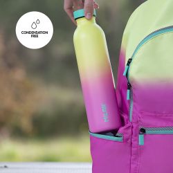 Botella Isotérmica De Acero Inoxidable 304 Edición Sunset Amarilla 591 Ml