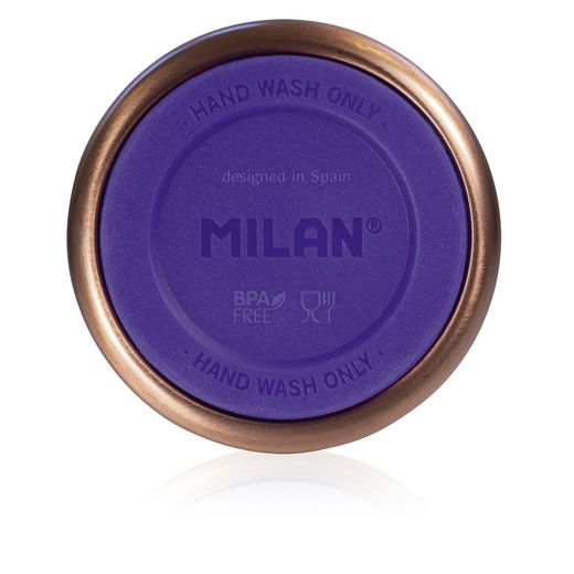 Botella Isotérmica De Acero Inoxidable Serie Copper, Lila 354 Ml