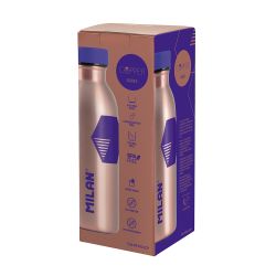 Botella Isotérmica De Acero Inoxidable Serie Copper, Lila 354 Ml