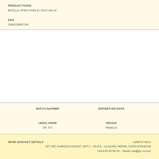 Botella Spray, 250 Ml