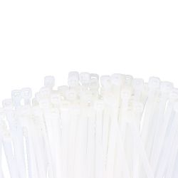 Bridas Natural 2,5 X 100 Mm Nylon Alta Calidad (Bolsa 100 Unid.)