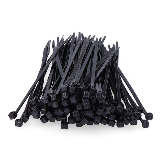 Bridas Negras 2,5 X 100 Mm Nylon Alta Calidad (Bolsa 100 Unid.)