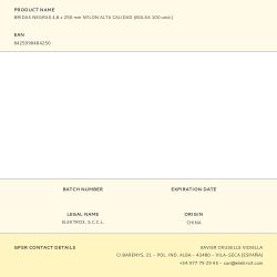 Bridas Negras 4,8 X 250 Mm Nylon Alta Calidad (Bolsa 100 Unid.)