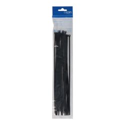 Bridas Negras 4,8 X 300 Mm Nylon Alta Calidad (Bolsa 25 Unid.)