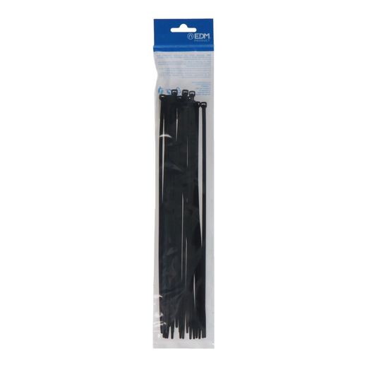 Bridas Negras 4,8 X 300 Mm Nylon Alta Calidad (Bolsa 25 Unid.)