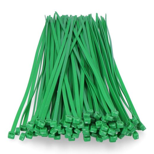Bridas Verdes 4,8 X 380 Mm Nylon Alta Calidad(Bolsa 100 Unid.)