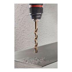 Broca Para Metal Hss Cobalto Rectificada, Ø9,00 X 125 Mm