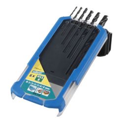 Broca Para Metal Hss, Forja Por Laminación, Ø2,00 - Ø8,00 Mm, Juego 6 Piezas