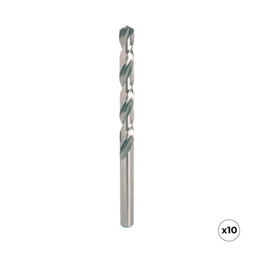 Broca Para Metal Hss4341, Rectificada, Ø6,00 X 93,00 Mm, 10 Uds
