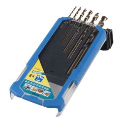 Brocas Para Metal Hss Cobalto Rectificada, Ø2,00 - 8,00 Mm, Juego 6 Piezas