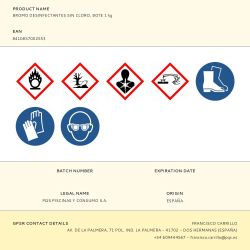 Bromo Desinfectante Sin Cloro Especial Spa, Bote 1 Kg