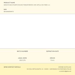 Burlete Bajo Puerta Rigido Transparente Con Cepillo De Fibra 1 M