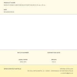 Burlete Doble Cara Para Bajo Puerta Blanco 25 Mm X 95 Cm