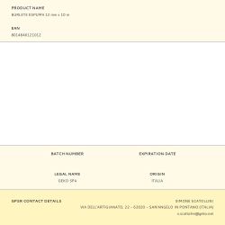 Burlete Espuma Blanco 12 Mm X 10 M