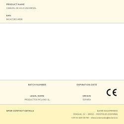 Cabezal De Hilo Universal