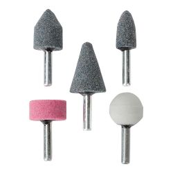 Cabezales De Muela Mini, Vástago Ø6 Mm, Juego 5 Piezas