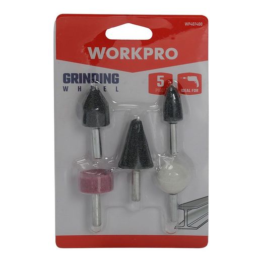 Cabezales De Muela Mini, Vástago Ø6 Mm, Juego 5 Piezas