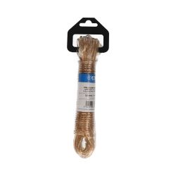 Cable Acero Plastificado Oro 10 M