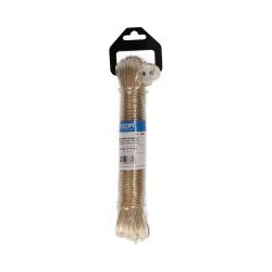 Cable Acero Plastificado Oro 15 M