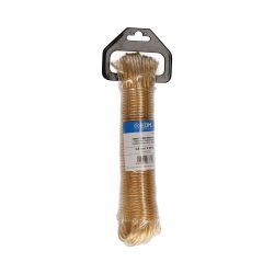 Cable Acero Plastificado Oro 25 M