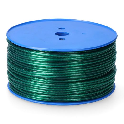 Cable Acero Revestivo Pvc Verde, Calibre 4 Mm X 175 M