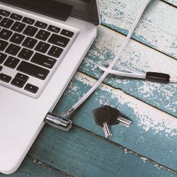 Cable Antirrobo Para Portatil Ultrafino Con 2 Llaves Logilink