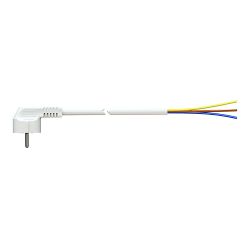 Cable Con Clavija Tipo F 5M 3X1,5Mm 4,8Mm 16A 250V T/Tl Blanco. Solera 7000/5.