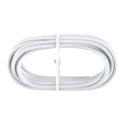 Cable Plastificado Portavisillo Blanco 0,4 Cm X 3 M