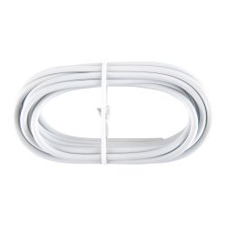 Cable Plastificado Portavisillo Blanco 0,4 Cm X 3 M