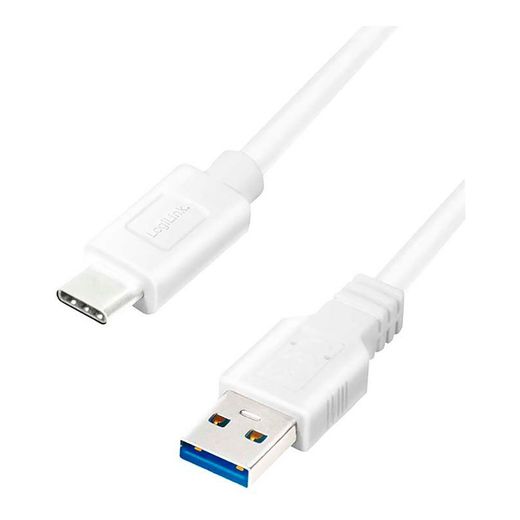 Cable Usb-A A Usb-C 1 M Blanco