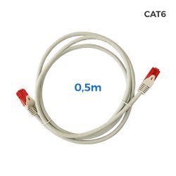 Cable Utp Cat.6 Latiguillo Rj45 Cobre Lszh Gris 0,5 M