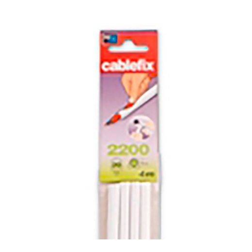 Cablefix Adhesivo Blanco 4 M  5,5 X 5 Mm, Blister
