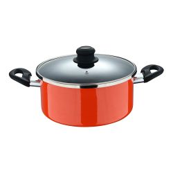 Cacerola De Acero Al Carbono Con Tapa, Inducción, Valencia Experto Ø24 Cm