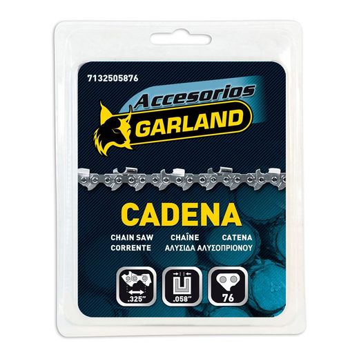 Cadena De Motosierra Para Espada De 20 Pulg / 50 Cm, 76 Eslabones, 325 Pulg, Espesor 0,058 Pulg