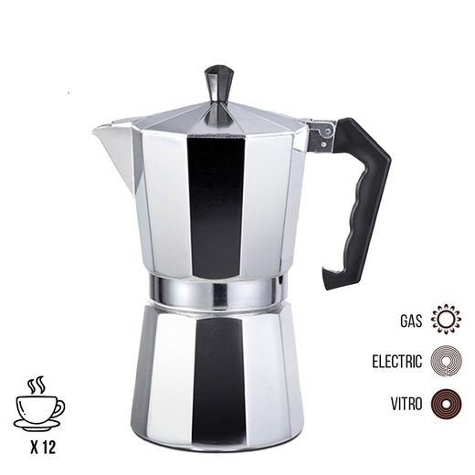 Cafetera De Aluminio 12 Tazas