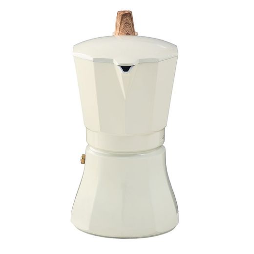 Cafetera Petra Crema De Aluminio De 6 Tazas