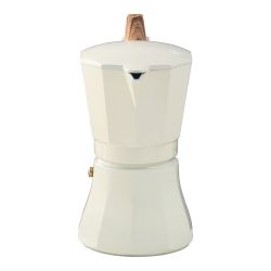 Cafetera Petra Crema De Aluminio De 9 Tazas