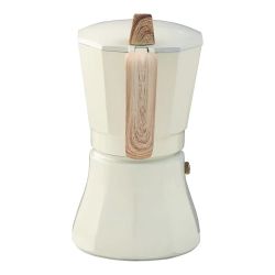 Cafetera Petra Crema De Aluminio De 9 Tazas