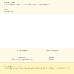 Caja 50 Unidades Aldabilla Doble Hembrilla 75 Mm. Hierro Zincado