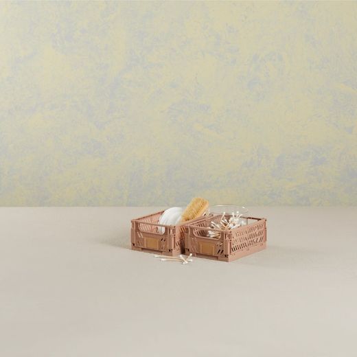 Caja Almacenaje Plegable Arena 17 X 12,5 X 7 Cm Set 2 Piezas