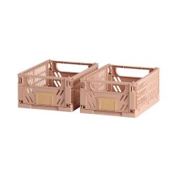 Caja Almacenaje Plegable Arena 25 X 16,5 X 10 Cm Set 2 Piezas