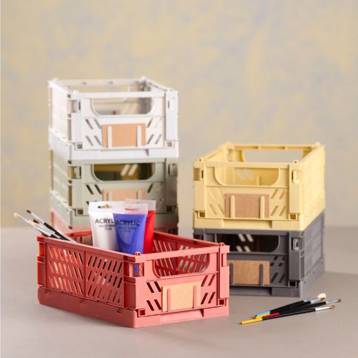 Caja Almacenaje Plegable Arena 25 X 16,5 X 10 Cm Set 2 Piezas